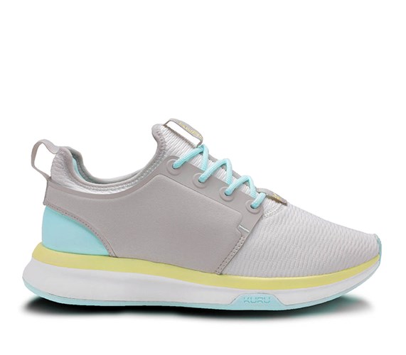 Bright White-IceBlue Kuru ATOM Athletic Sneaker | JLV-342917