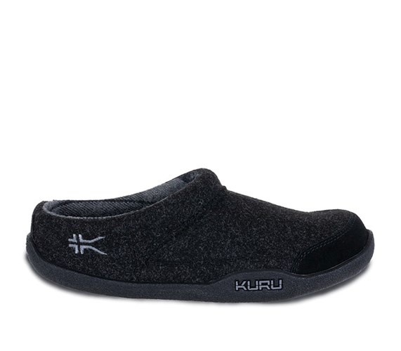 Charcoal-Black Kuru DRAFT Slipper | XJM-925347