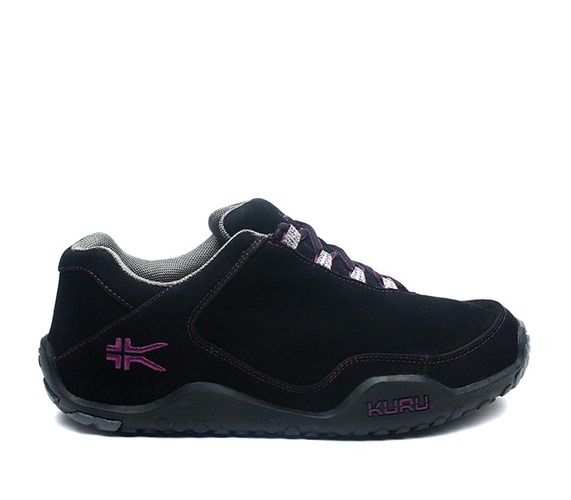 Jet Black-Boysenberry Kuru CHICANE Trail Hiking Shoe | XSW-957103