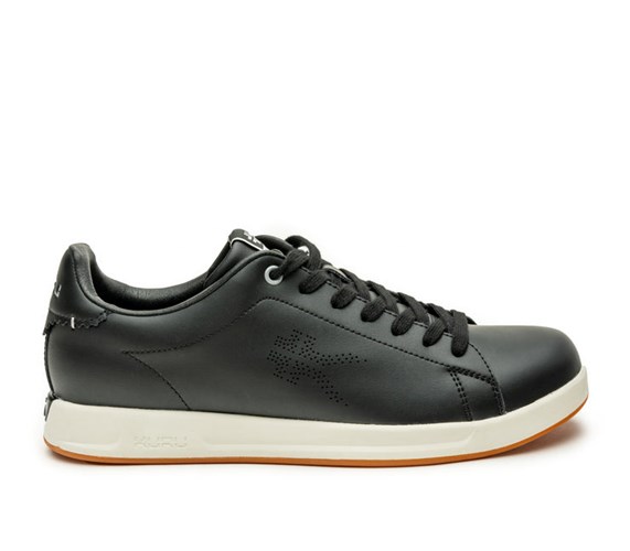 Jet Black-Bright White Kuru ROAM Classic Court Sneaker | AZN-124856