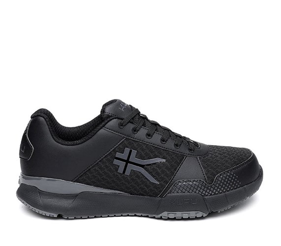 Jet Black-Charcoal Kuru QUANTUM WIDE Fitness Sneaker Wide | SUF-461735