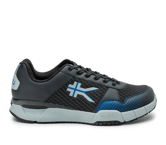 Jet Black-Fog Gray-Classic Blue Kuru QUANTUM WIDE Fitness Sneaker Wide | BRE-927831