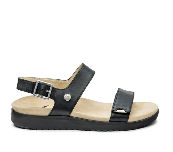 Jet Black-Sand Kuru GLIDE Sandal | USD-459023