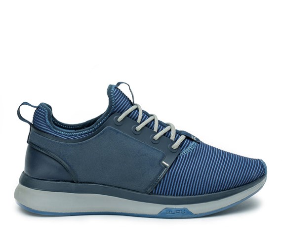 Midnight Blue-Storm Gray Kuru ATOM Athletic Sneaker | WDP-284561