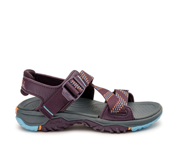 Plum-Aquatic Blue Kuru CURRENT Sandal | ZVX-830752