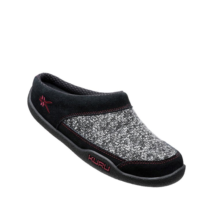 Black-Red Ruby Kuru DRAFT Slipper | VBZ-074896