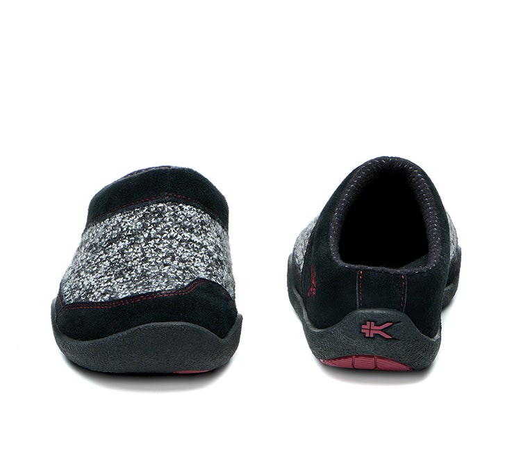 Black-Red Ruby Kuru DRAFT Slipper | VBZ-074896