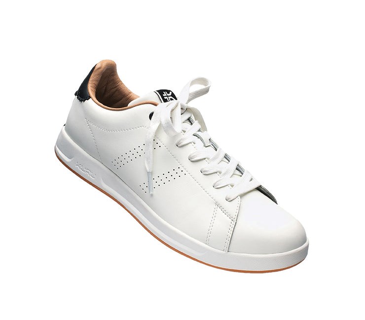 Bright White-Jet Black Kuru ROAM Classic Court Sneaker | YDQ-092173