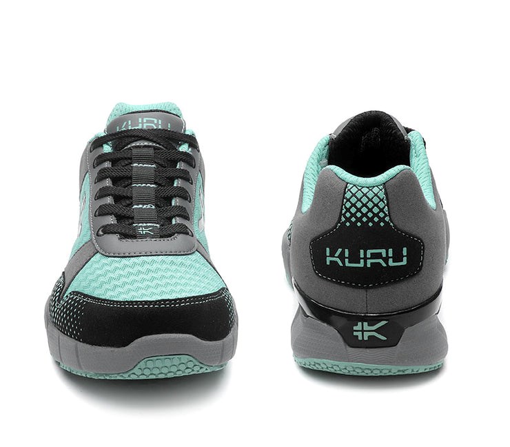 Glacial-Slate Gray-Black Kuru QUANTUM Fitness Sneaker | BES-519462