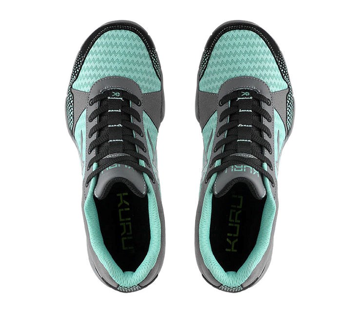 Glacial-Slate Gray-Black Kuru QUANTUM Fitness Sneaker | BES-519462