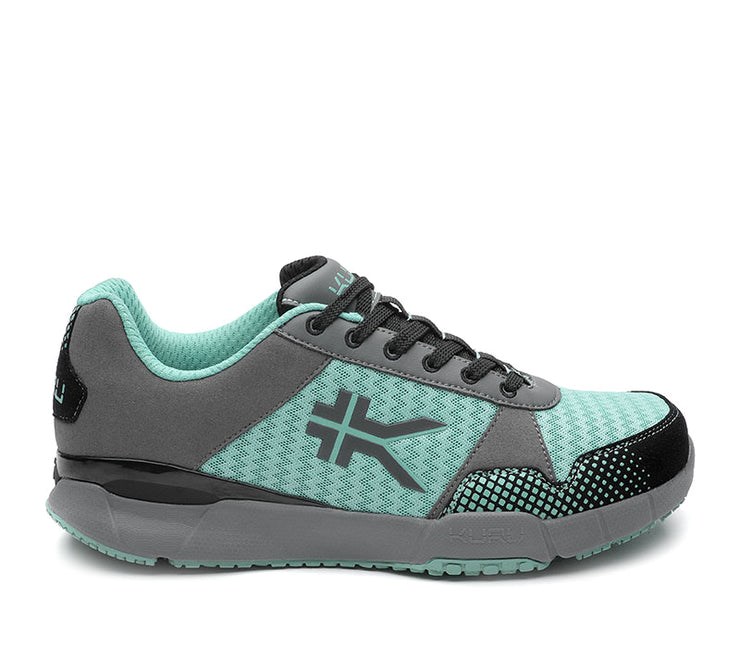 Glacial-Slate Gray-Black Kuru QUANTUM Fitness Sneaker | BES-519462