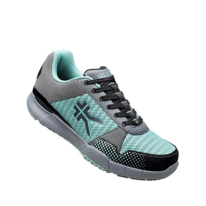 Glacial-Slate Gray-Black Kuru QUANTUM WIDE Fitness Sneaker Wide | GUW-723690