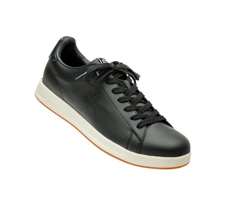 Jet Black-Bright White Kuru ROAM Classic Court Sneaker | AZN-124856