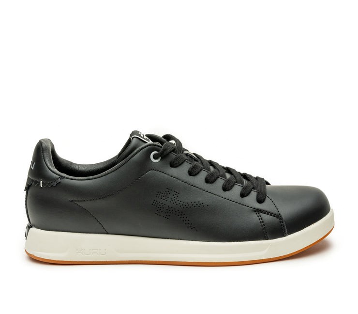 Jet Black-Bright White Kuru ROAM Classic Court Sneaker | AZN-124856