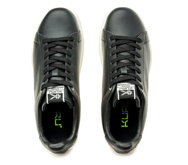 Jet Black-Bright White Kuru ROAM Classic Court Sneaker | EFH-230715