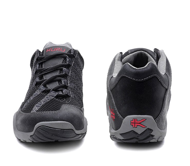 Jet Black-Cardinal Red Kuru CHICANE Trail Hiking Shoe | RPS-463570