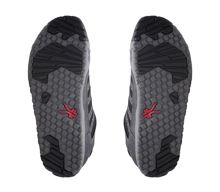 Jet Black-Cardinal Red Kuru CHICANE Trail Hiking Shoe | RPS-463570