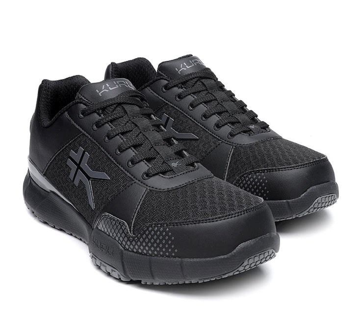 Jet Black-Charcoal Kuru QUANTUM Fitness Sneaker | TMJ-705298