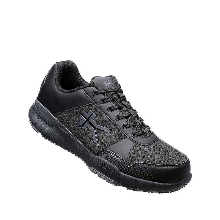 Jet Black-Charcoal Kuru QUANTUM Fitness Sneaker | TMJ-705298