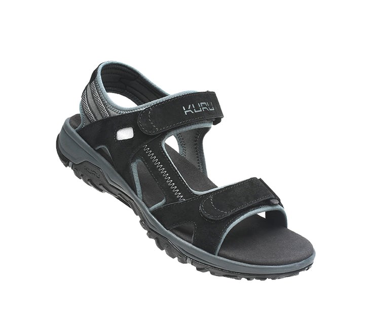 Jet Black-EmpireSteel Kuru TREAD Sandals | UAG-146097