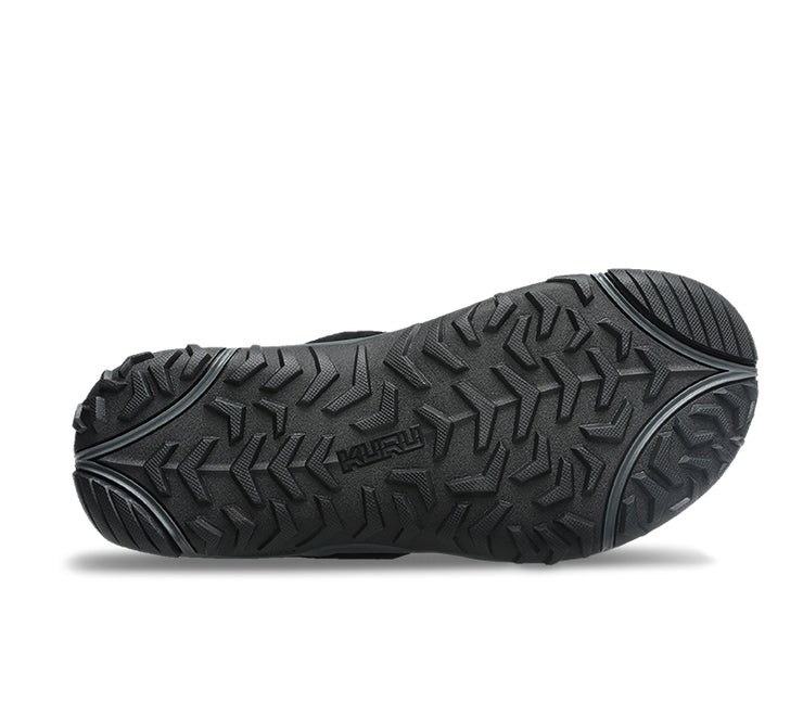 Jet Black-EmpireSteel Kuru TREAD Sandals | UAG-146097