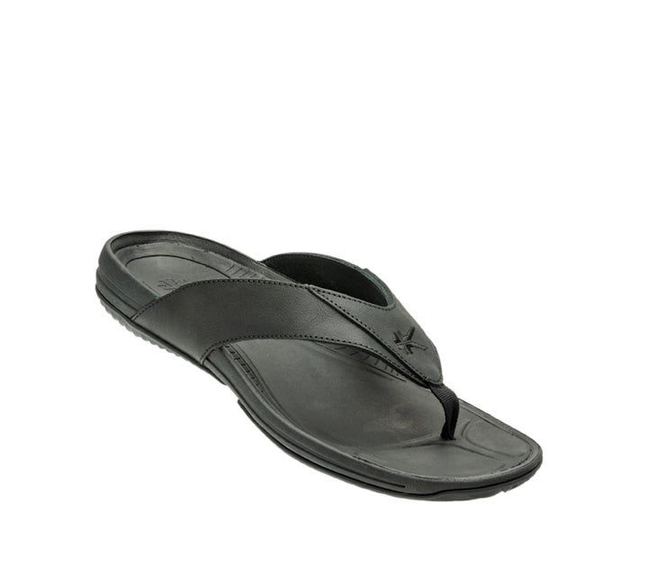 Jet Black Kuru KALA Sandal | SCM-384720