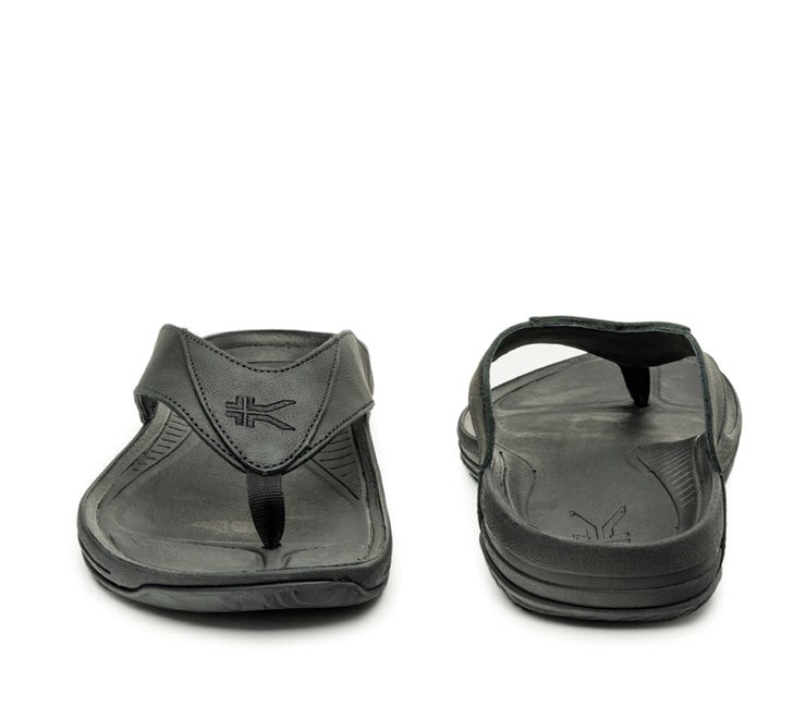 Jet Black Kuru KALA Sandal | SCM-384720