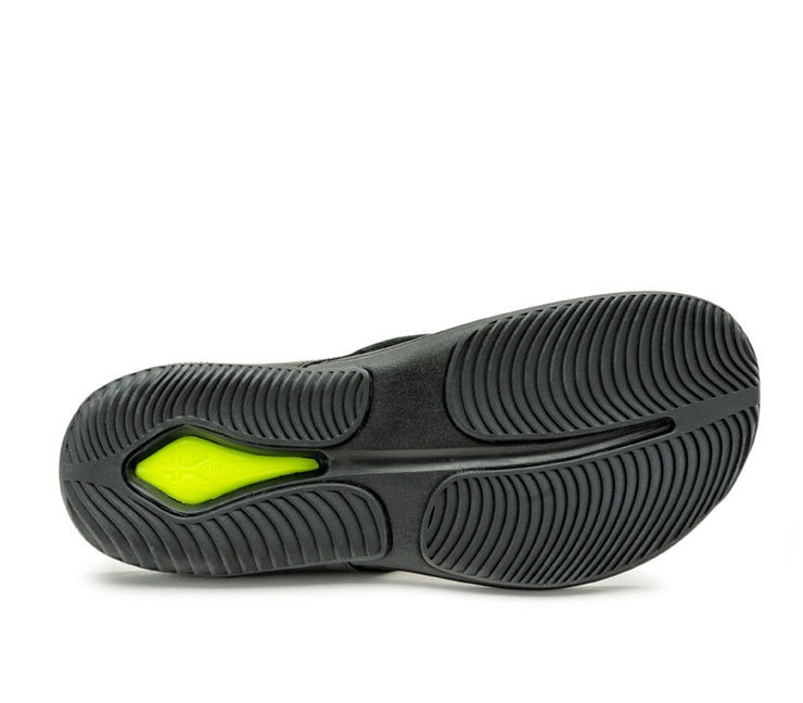 Jet Black Kuru KALA Sandal | SCM-384720