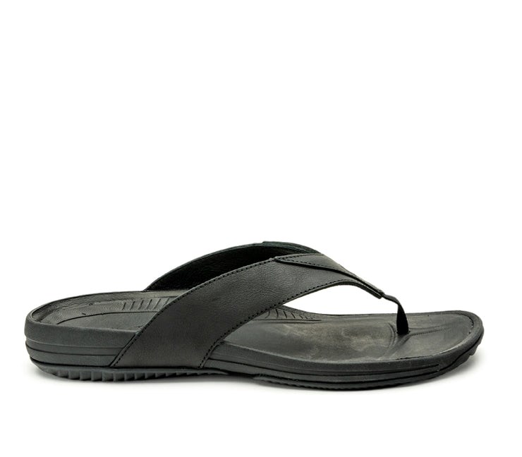 Jet Black Kuru KALA Sandal | SCM-384720