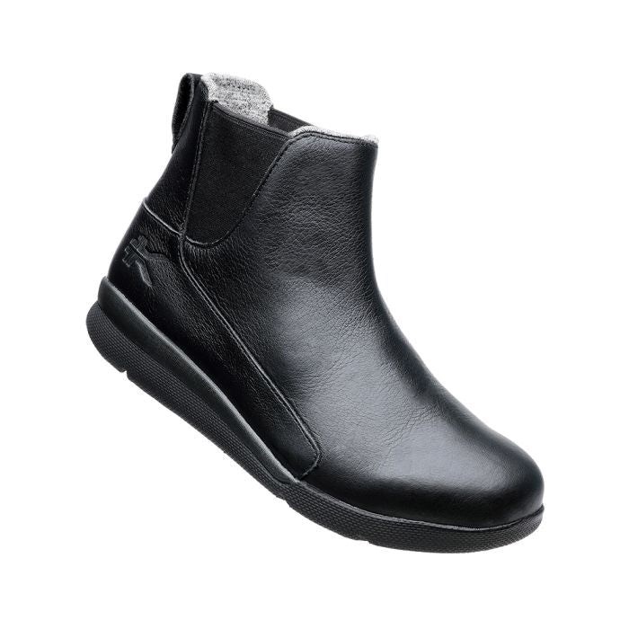 Jet Black Kuru LUNA Chelsea Boot | HNA-468372