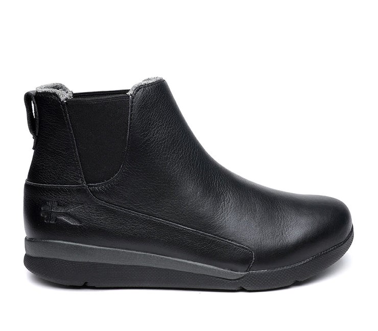 Jet Black Kuru LUNA Chelsea Boot | HNA-468372