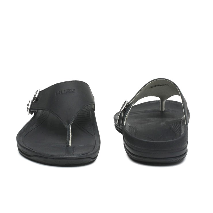 Jet Black Kuru SUOMI Sandal | KVL-527894