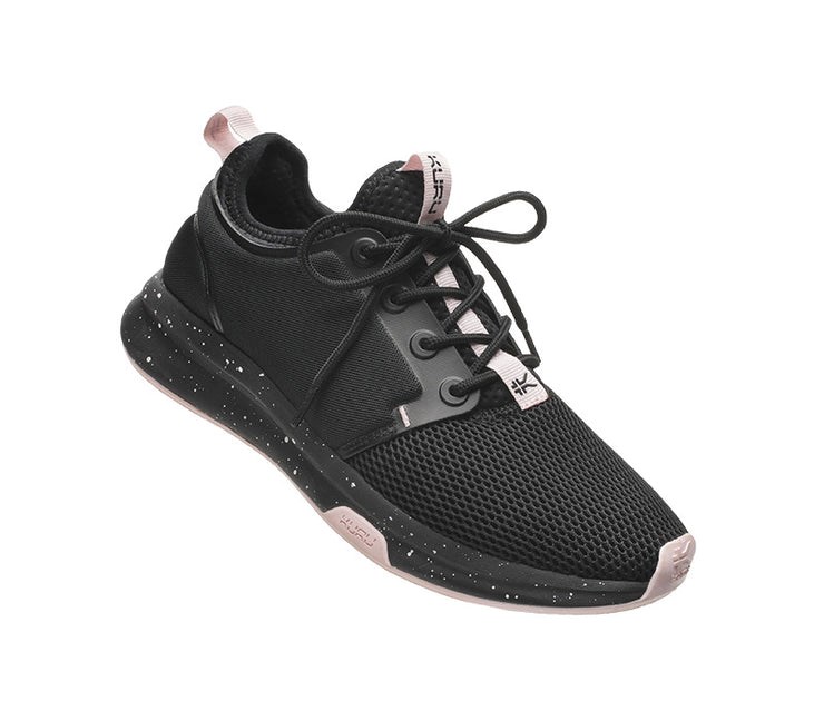 Jet Black-Misty Lilac Kuru ATOM Athletic Sneaker | HEL-561793