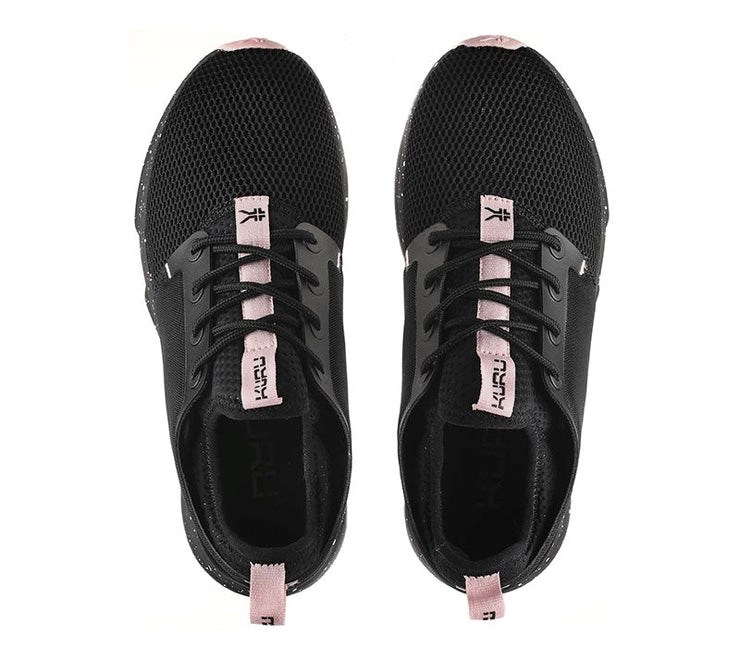 Jet Black-Misty Lilac Kuru ATOM Athletic Sneaker | HEL-561793