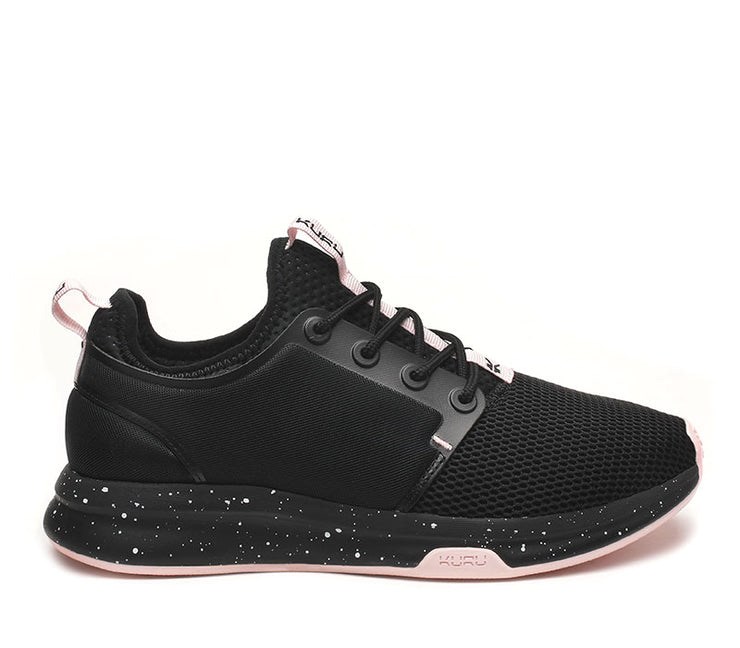 Jet Black-Misty Lilac Kuru ATOM Athletic Sneaker | HEL-561793