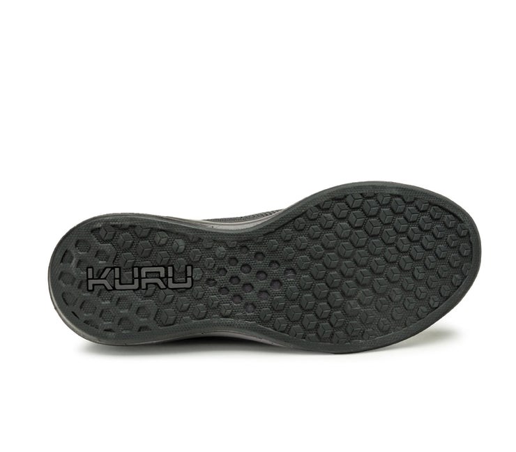 Jet Black-Smoke Gray Kuru FLUX Sneaker | GQO-907482