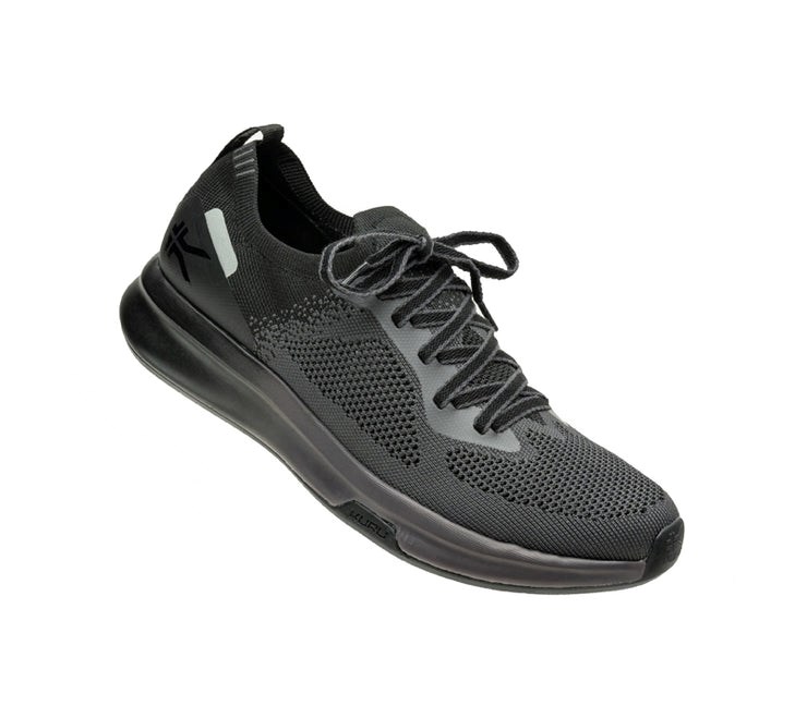 Jet Black-Smoke Gray Kuru FLUX Sneaker | XRO-156847