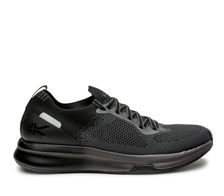 Jet Black-Smoke Gray Kuru FLUX Sneaker | XRO-156847