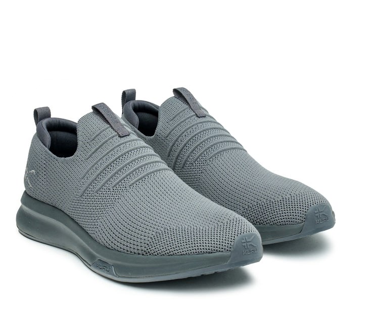 Lead Gray Kuru ATOM Slip-On Sneaker | LHN-108254