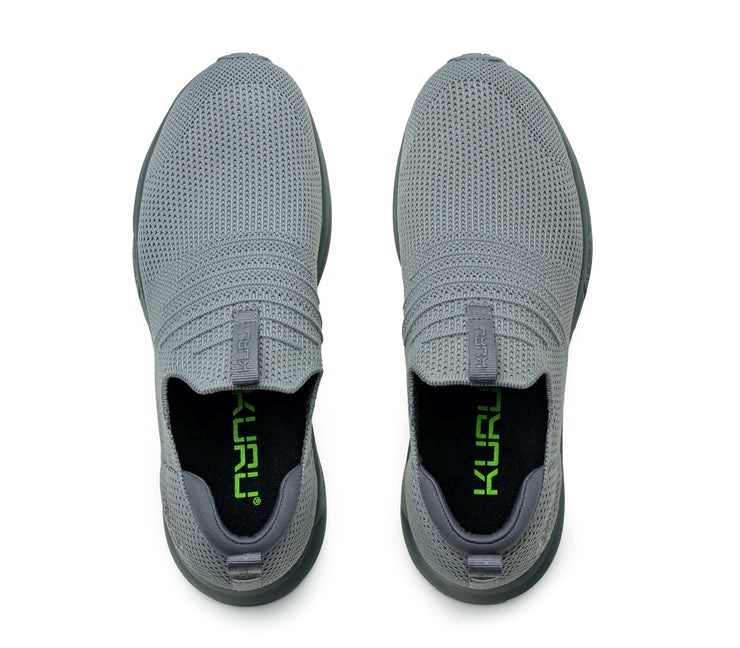 Lead Gray Kuru ATOM Slip-On Sneaker | LHN-108254