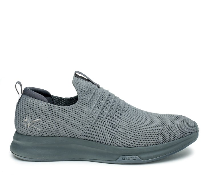 Lead Gray Kuru ATOM Slip-On Sneaker | LHN-108254