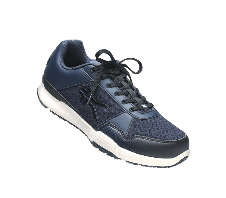 Midnight Blue-White-Jet Black Kuru QUANTUM WIDE Fitness Sneaker Wide | UFN-325706