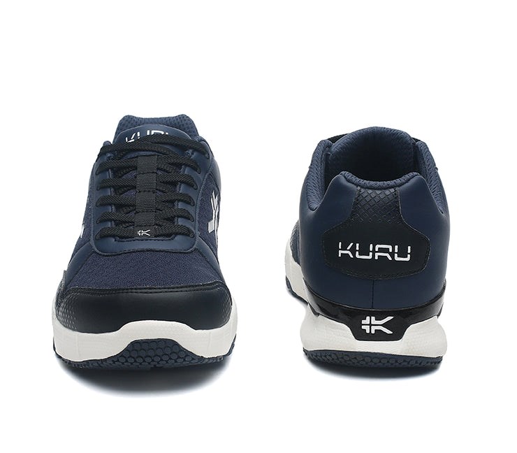 Midnight Blue-White-Jet Black Kuru QUANTUM WIDE Fitness Sneaker Wide | UFN-325706