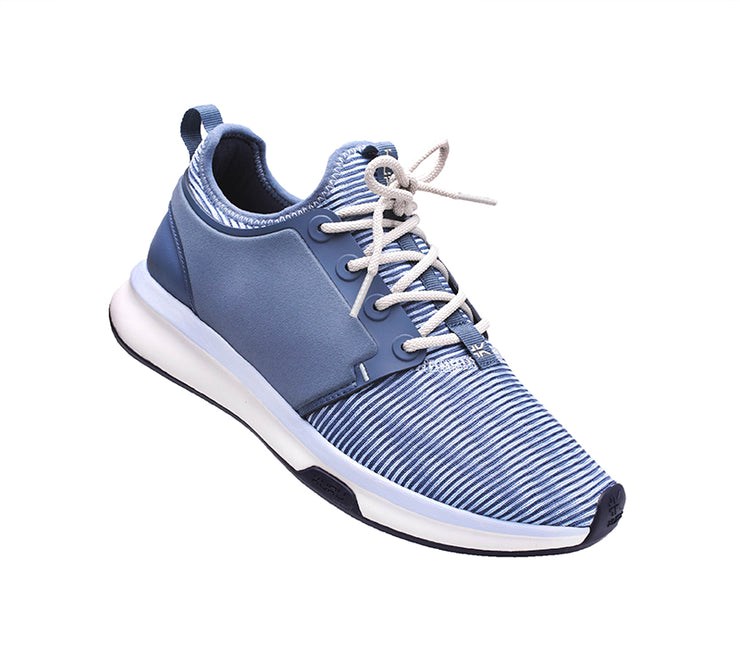 Mineral Blue-Bone Gray Kuru ATOM Athletic Sneaker | YBF-814625