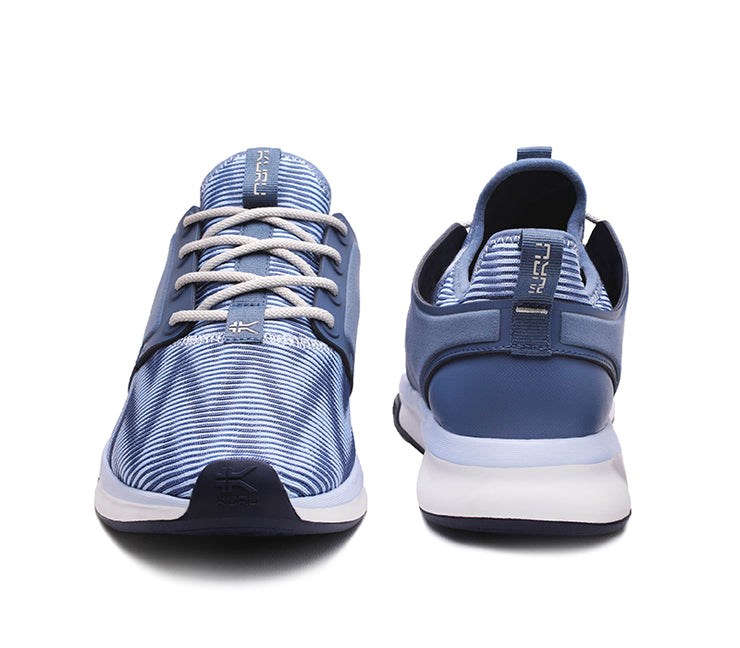 Mineral Blue-Bone Gray Kuru ATOM Athletic Sneaker | YBF-814625