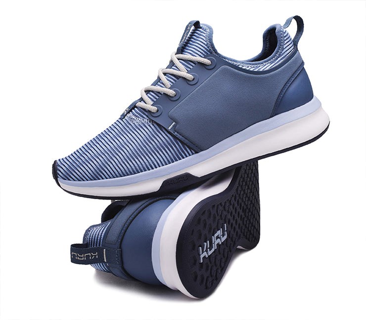 Mineral Blue-Bone Gray Kuru ATOM Athletic Sneaker | YBF-814625