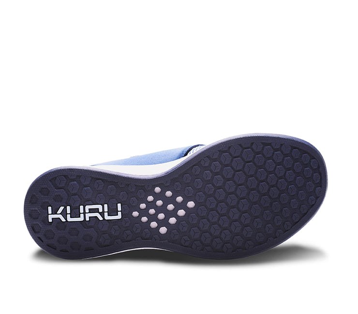 Mineral Blue-Bone Gray Kuru ATOM WIDE Athletic Sneaker Wide | DUW-785690