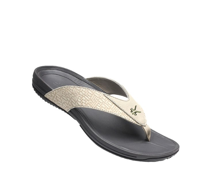 Pale Khaki-DarkRoast-Smokey Green Kuru KALA Sandal | VDP-418906