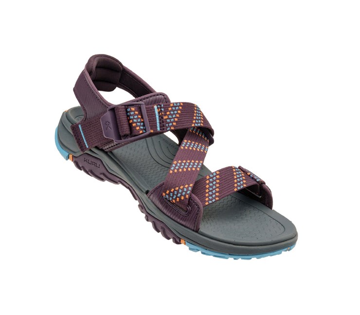 Plum-Aquatic Blue Kuru CURRENT Sandal | ZVX-830752