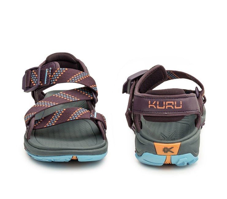 Plum-Aquatic Blue Kuru CURRENT Sandal | ZVX-830752